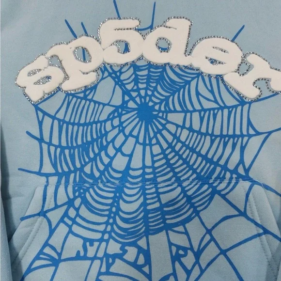 Spyder Men's Light Blue Graphic Hoodie